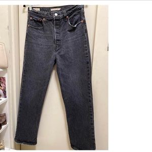 Levis ribcage straight ankle